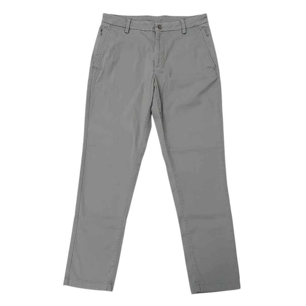 Birddogs Pants Mens 32x29 Gray Stephen Jobs Boom Stick Stretch Chinos Tapered